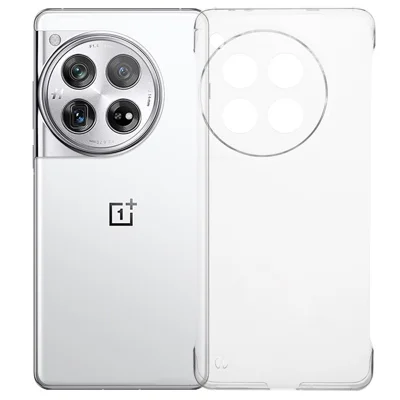 For OnePlus 12 5G Clear Case Borderless Protective PC Phone Cover