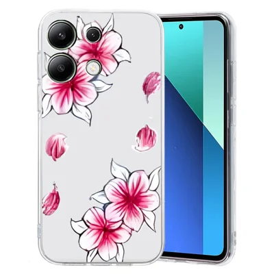 For Xiaomi Redmi Note 13 4G Case Protective TPU Phone Cover Pattern Printed - Cherry Blossom