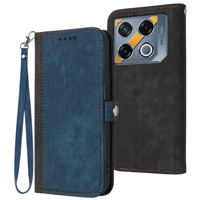 YX0020 For Infinix GT 20 Pro 5G Wallet Case Skin-touch Feel Leather Phone Cover - Sapphire