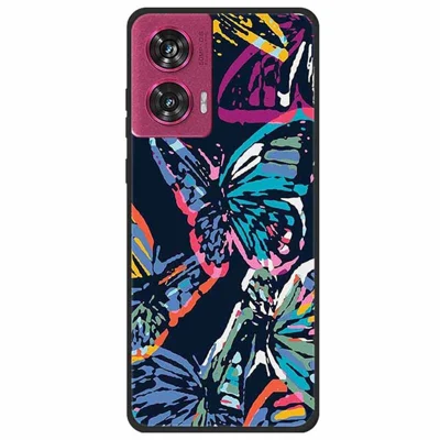 For Motorola Edge 50 Fusion 5G Case Pattern Printing Soft TPU Cell Phone Cover - Splendid Butterfly