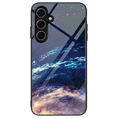 Futerał do telefonu Samsung Galaxy S24 FE z motywem Grafika z hartowanego szkła+PC+TPU - Droga Mleczna