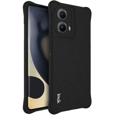 IMAK For Motorola Edge (2024) 5G Case Airbag Protection Anti-Drop TPU Phone Cover - Black
