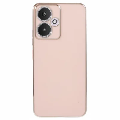 For Xiaomi Redmi 13C 5G / Redmi 13R 5G / Poco M6 5G Case TPU Soft Phone Cover 6D Electroplating - Pink
