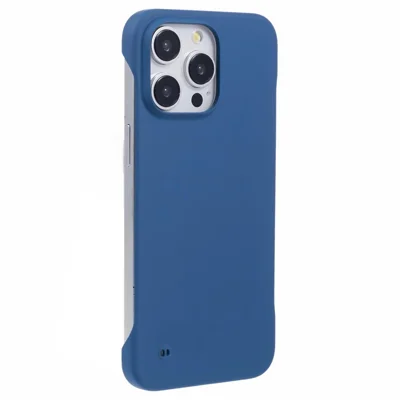 For iPhone 14 Pro Case Hard PC Borderless Protector Back Phone Cover - Sapphire