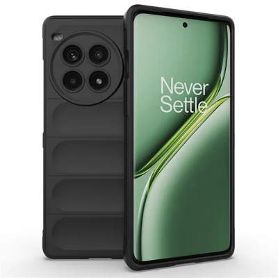 For OnePlus Ace 3 Pro 5G Case Anti-Drop Soft TPU Phone Cover - Black