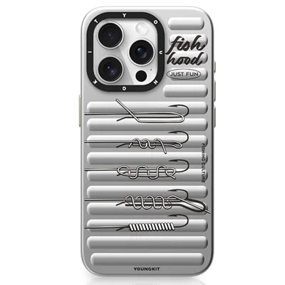 YOUNGKIT Fishing Series For iPhone 15 Pro Case IMD PC+TPU Phone Cover Compatible with MagSafe