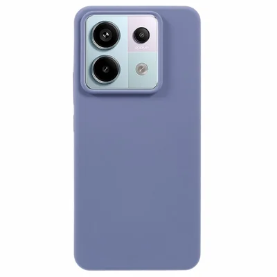 For Xiaomi Poco X6 5G / Redmi Note 13 Pro 5G Case Solid Color Liquid Silicone Phone Cover - Blue