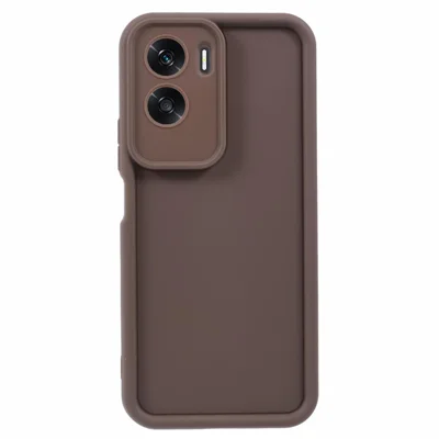 For Honor X50i 5G / 90 Lite 5G Case Thickened TPU Phone Cover Shockproof Drop Protection - Brown