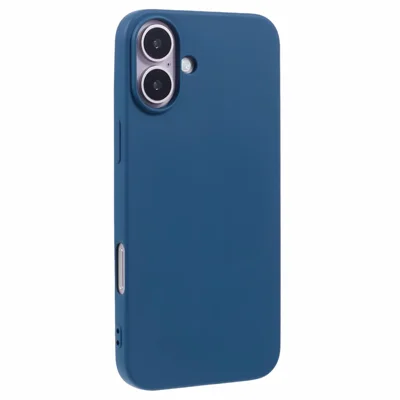 X-LEVEL For iPhone 16 Plus Case Smooth Soft TPU Phone Case Liquid Silicone Texture - Blue