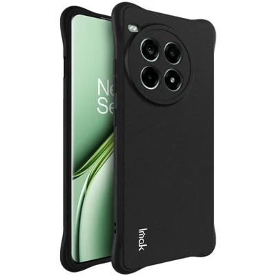 IMAK For OnePlus Ace 3 Pro 5G Case Airbag Drop-Proof Soft TPU Phone Cover - Black