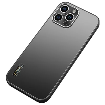 For iPhone 14 Pro Max Case PC+TPU Phone Cover Precise Cutouts - Graphite Black