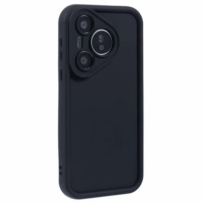 Telefoonhoesje voor Huawei Pura 70 Dikker Anti-kras TPU Hoesje - Zwart