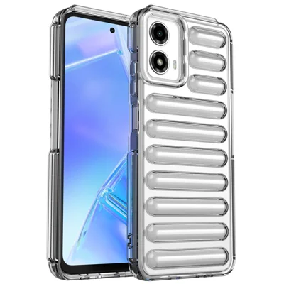 Capsule Series for Motorola Moto G45 5G / G34 5G Case TPU Anti-Drop Cell Phone Cover - Transparent