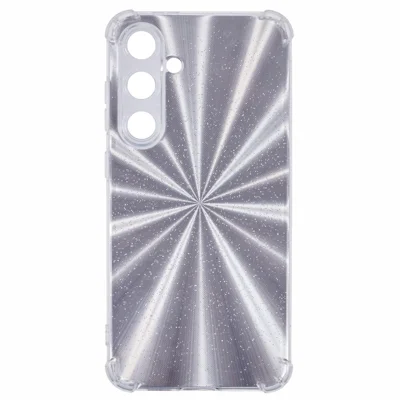 Folia ochronna do Samsung Galaxy S24 FE, odporna na upadki, z tworzywa TPU, z kartą – Aurora Silver