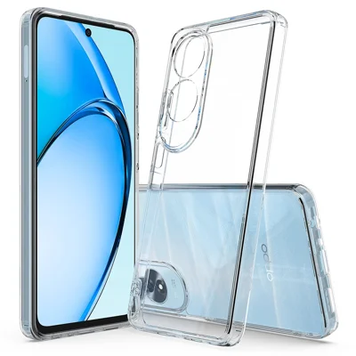 For Oppo A60 4G Clear Case TPU+Acrylic Shockproof Phone Cover