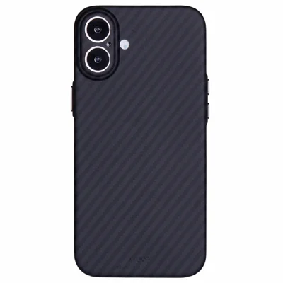 X-LEVEL For iPhone 16 Case Camera Protection Hard PC Phone Cover Carbon Fiber Texture