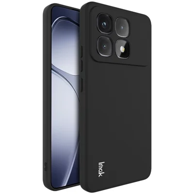 IMAK UC-4-serie til Xiaomi Redmi K70 Ultra TPU-case, blød telebeskyttelse med lige kanter - Sort