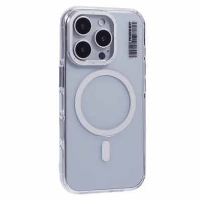 YOUNGKIT For iPhone 16 Pro Case Compatible with MagSafe Clear PC Phone Cover - Transparent