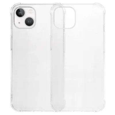 KALEBOL voor iPhone 13 hoesje 1,5 mm TPU Airbag hoeken Transparant telefoonhoesje