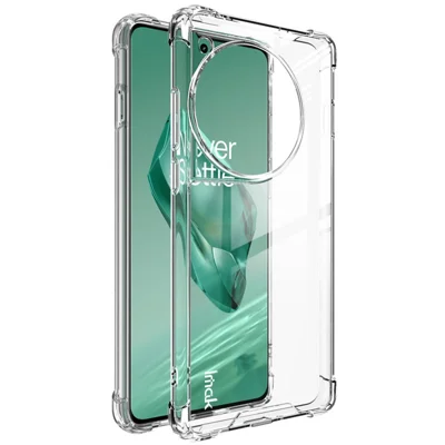 IMAK For OnePlus 12 5G Case PC+TPU Shockproof Clear Phone Cover