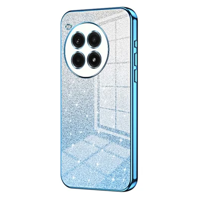 For OnePlus Ace 3 Pro 5G Case Electroplating Gradient Glitter TPU Phone Cover - Blue