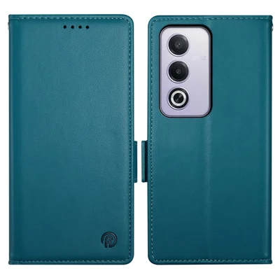 DF-010 For Oppo A3 Pro (Global) 5G Stand Case PU Leather Wallet Phone Cover - Blue