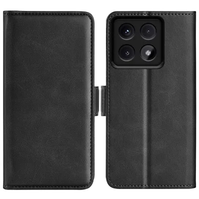 For Xiaomi 14T Pro Stand Case Calf Texture Leather Wallet Phone Cover - Black