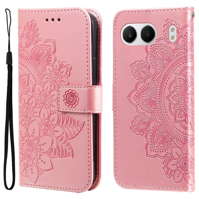 For OnePlus Nord 4 Case Floral Pattern PU Leather Wallet Stand Phone Cover - Pink