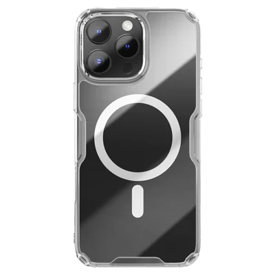 NILLKIN Pro Series for iPhone 16 Pro Case Compatible with MagSafe TPU+PC Ultra Clear Phone Case - Transparent