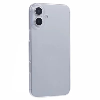 KIGC For iPhone 16 Case Clear TPU Flexible Phone Cover