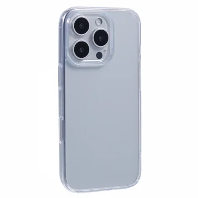KIGC For iPhone 16 Pro Max Clear Case TPU+PC Protective Shockproof Phone Cover