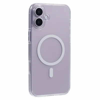 X-LEVEL For iPhone 16 Plus Case Compatible with MagSafe PC+TPU Matte Phone Cover - Transparent