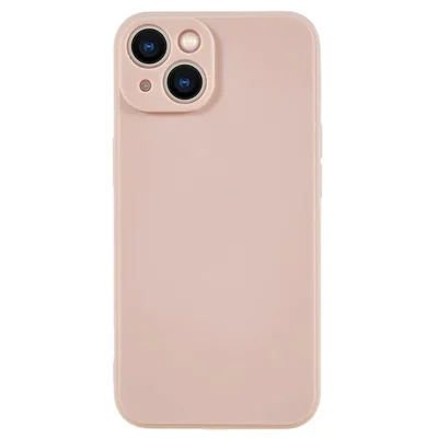 KALEBOL KLB-TPU003 For iPhone 13 Case Anti-Scratch Solid Color TPU Phone Cover - Pink