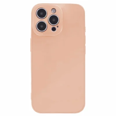 KALEBOL KLB-TPU003 For iPhone 13 Pro Case Anti-Scratch Solid Color TPU Phone Cover - Pink