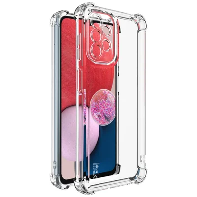 IMAK UX-4 Series for Samsung Galaxy A13 4G Case Straight Frame Four Corner Shockproof Clear TPU Cover