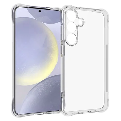 For Samsung Galaxy S25+ TPU Phone Case Non-Slip Transparent Mobile Phone Cover