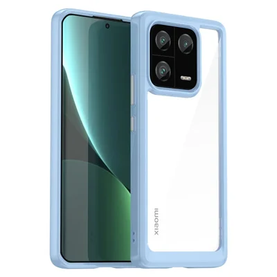 For Xiaomi 13 Pro 5G Case TPU +Acrylic Protective Clear Phone Cover - Blue