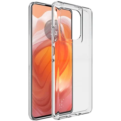 IMAK UX-5 Series For Motorola Moto X50 Ultra 5G / Edge 50 Ultra 5G Case Protective Soft TPU Phone Cover - Transparent