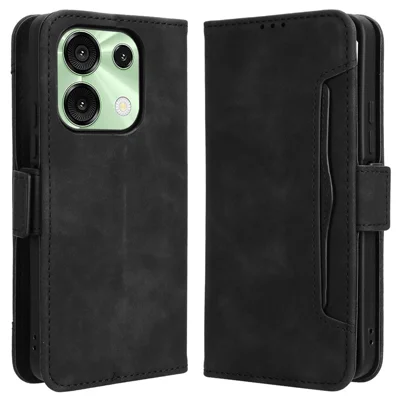 For Umidigi G9 5G / G9A 4G / G9C 4G / G9T 4G / Note 90C / Note 90A / Note 90 Leather Case Phone Wallet Cover with Multiple Card Slots - Black