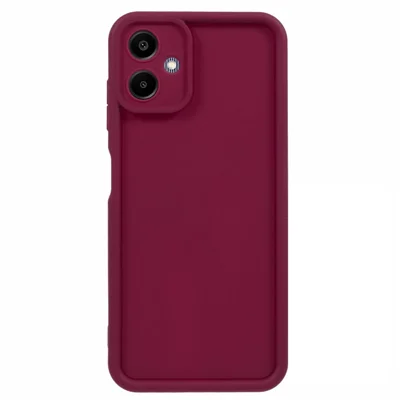 Obudowa do Samsung Galaxy A06 4G, zarysowany projekt, pokrywa antypoślizgowa z tworzywa TPU - Czerwony
