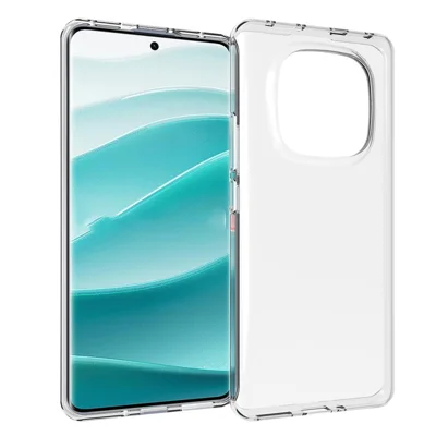 Gennemsigtig telefonbeskytning til Xiaomi Redmi Note 14 Pro 5G / Poco X7 5G, vandmærkeresistent TPU bagside