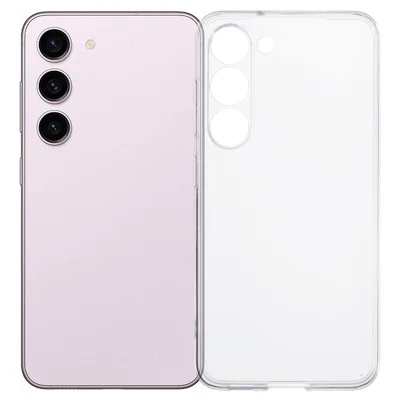 For Samsung Galaxy S23 Shockproof Case 1.5mm Thickness Clear TPU Phone Cover