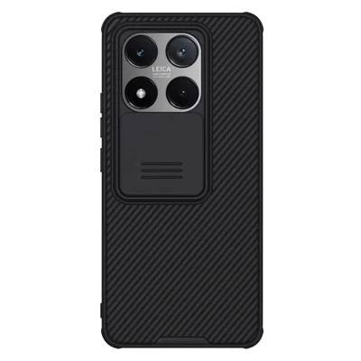 NILLKIN Camshield Pro Series for Xiaomi 14T Case PC+TPU Slide Camera Lid Phone Cover - Black