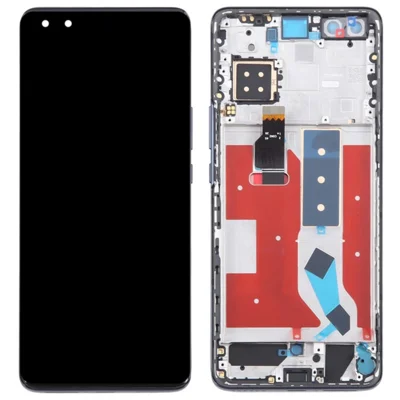 For Huawei nova 11 Pro OEM Grade S LCD Screen and Digitizer Assembly + Frame (Without Logo) - Black