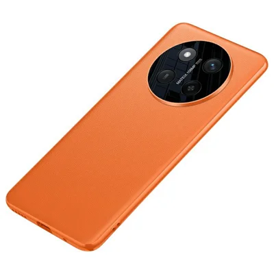 For Honor Magic7 Lite 5G / X9c 5G / X60 Pro 5G Case Drop Resistant PU Leather+TPU Phone Cover - Orange