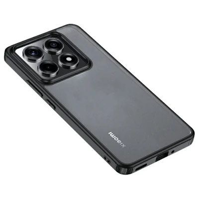 For Xiaomi 14T Pro Case PC+TPU Phone Cover Airbag Protection - Black