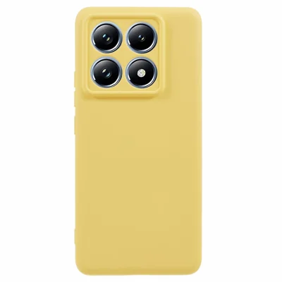 For Xiaomi 14T Pro Case Arc Edge 2.0mm TPU Protective Phone Cover - Yellow