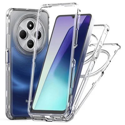 For Xiaomi Poco C75 4G / Redmi 14R 5G / 14C 4G Case Anti-Scratch Acrylic+TPU Clear Phone Cover