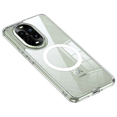 Engroskøb af Huawei nova 13 Pro 5G-taske kompatibel med MagSafe stødfast PC + TPU-telefontaske - Transparent
