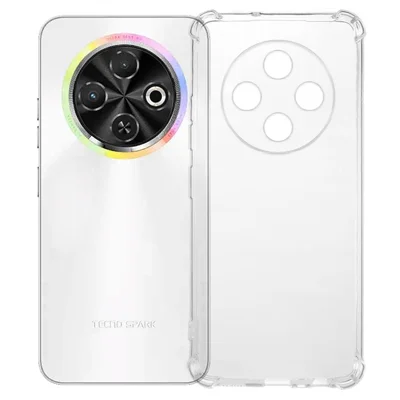 KALEBOL For TECNO Spark 30C 4G Case 1.5mm TPU Transparent Anti-Drop Phone Cover